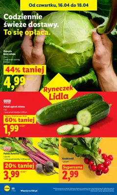 Lidl - gazetka promocyjna Oferta od czwartku od czwartku 16.04 do soboty 18.04 - strona 50