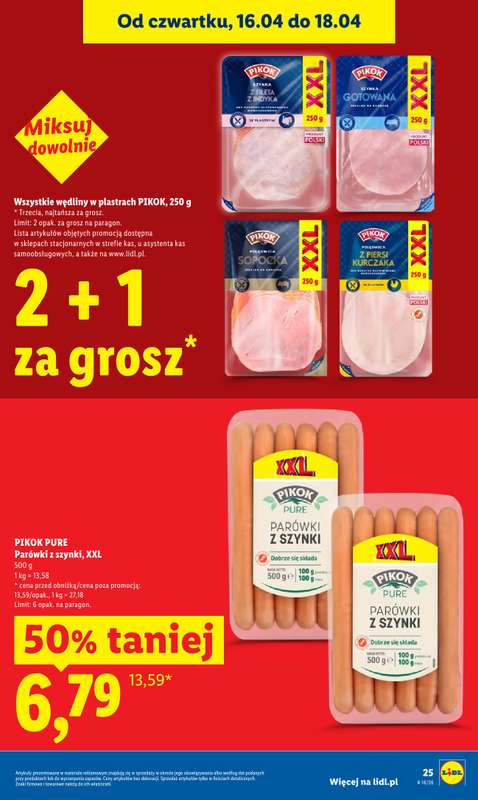 Lidl - gazetka promocyjna Oferta od czwartku od czwartku 16.04 do soboty 18.04 - strona 25