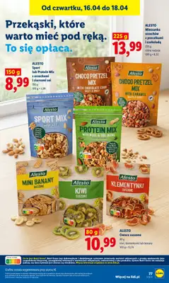 Lidl - gazetka promocyjna Oferta od czwartku od czwartku 16.04 do soboty 18.04 - strona 81
