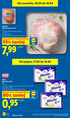 Lidl - gazetka promocyjna Oferta od czwartku od czwartku 16.04 do soboty 18.04 - strona 24