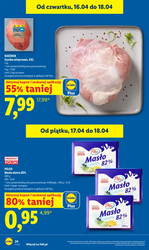 Lidl - gazetka promocyjna Oferta od czwartku od czwartku 16.04 do soboty 18.04 - strona 24
