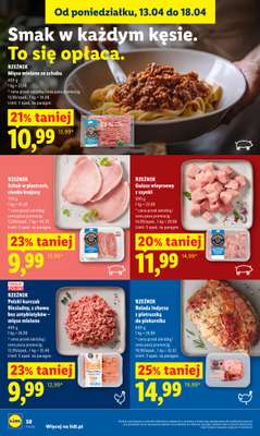 Lidl - gazetka promocyjna Oferta od czwartku od czwartku 16.04 do soboty 18.04 - strona 58