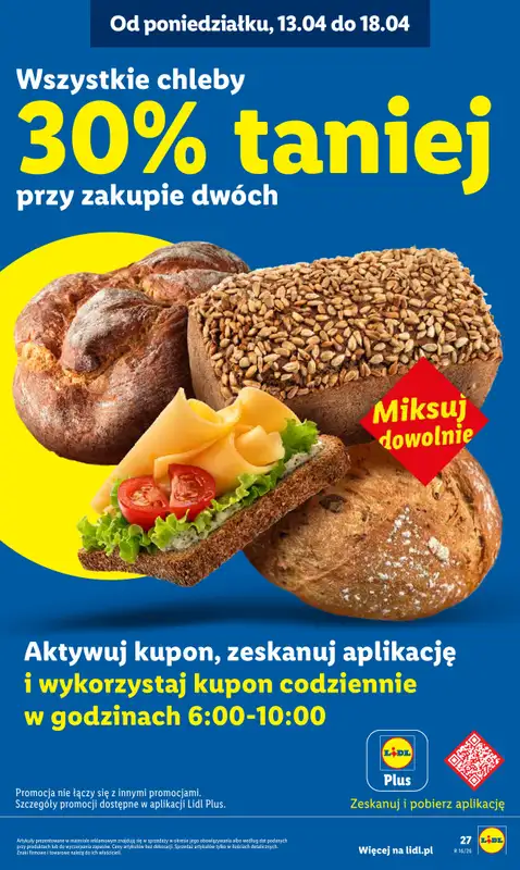 Lidl - gazetka promocyjna Oferta od czwartku od czwartku 16.04 do soboty 18.04 - strona 27