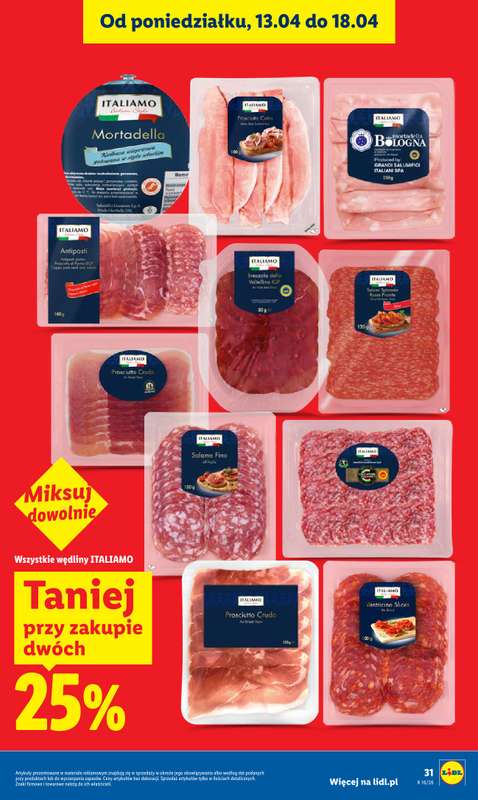 Lidl - gazetka promocyjna Oferta od czwartku od czwartku 16.04 do soboty 18.04 - strona 31