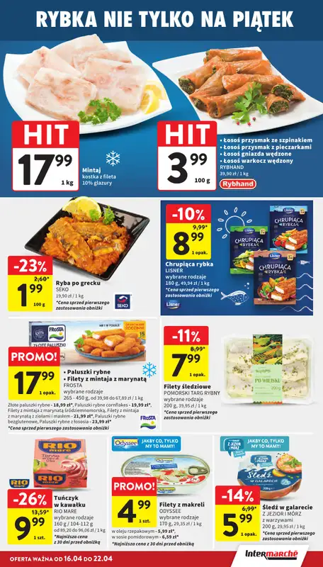 Intermarche - gazetka promocyjna Gazetka od czwartku 16.04 do środy 22.04 - strona 19