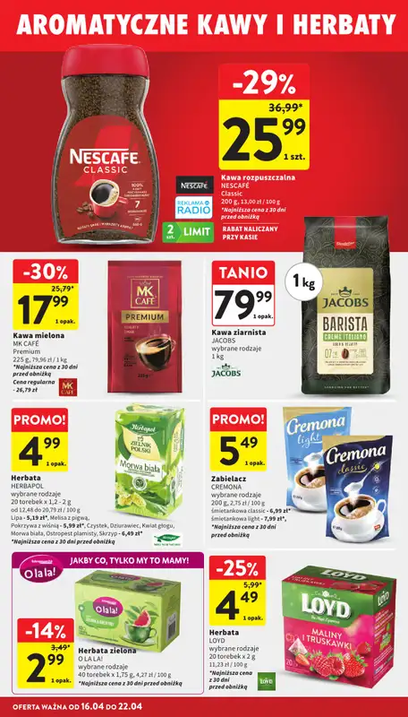 Intermarche - gazetka promocyjna Gazetka od czwartku 16.04 do środy 22.04 - strona 32