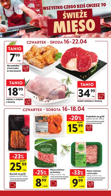 Intermarche - gazetka promocyjna Gazetka od czwartku 16.04 do środy 22.04 - strona 14