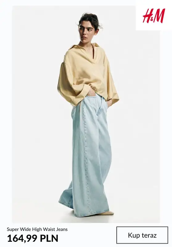 H&M - gazetka promocyjna Denim Edit dla niej od środy 15.04  - strona 9