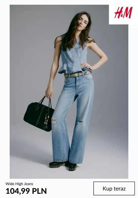 H&M - gazetka promocyjna Denim Edit dla niej od środy 15.04  - strona 2
