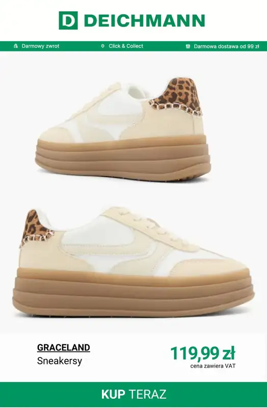 Deichmann - gazetka promocyjna Trendy damskiej mody obuwniczej od środy 15.04  - strona 7