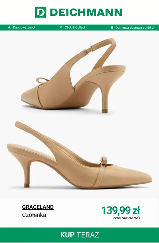 Deichmann - gazetka promocyjna Trendy damskiej mody obuwniczej od środy 15.04  - strona 18