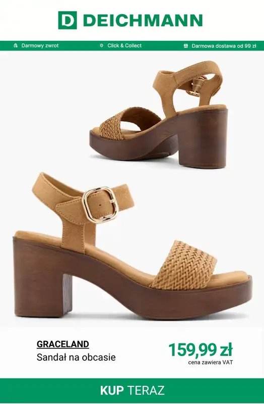 Deichmann - gazetka promocyjna Trendy damskiej mody obuwniczej od środy 15.04  - strona 16