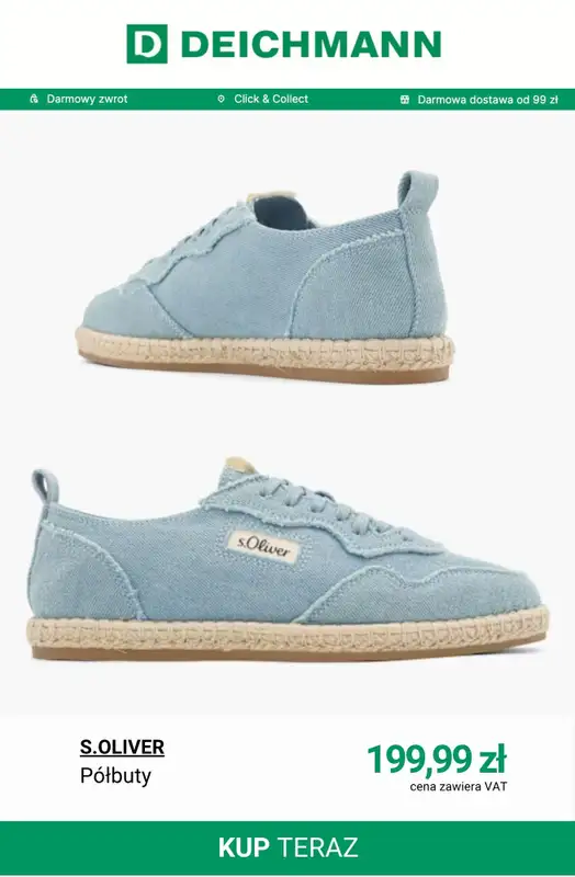 Deichmann - gazetka promocyjna Trendy damskiej mody obuwniczej od środy 15.04  - strona 14