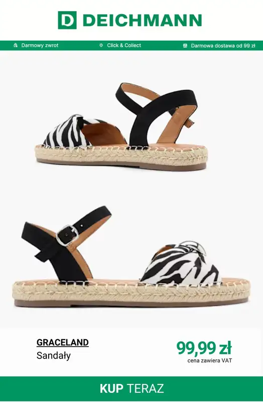 Deichmann - gazetka promocyjna Trendy damskiej mody obuwniczej od środy 15.04  - strona 11