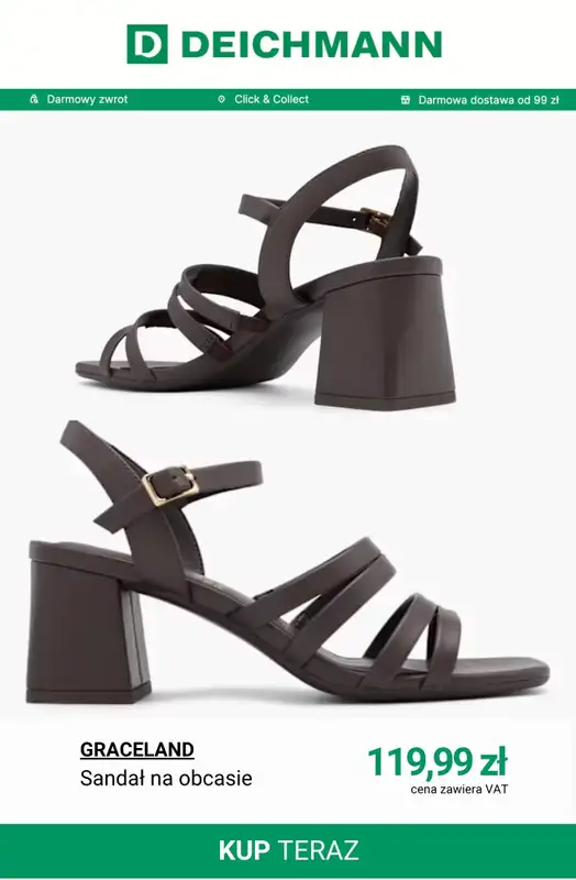 Deichmann - gazetka promocyjna Trendy damskiej mody obuwniczej od środy 15.04  - strona 8