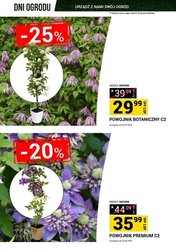 Merkury Market - gazetka promocyjna Dni Ogrodu od soboty 18.04 do niedzieli 26.04 - strona 4
