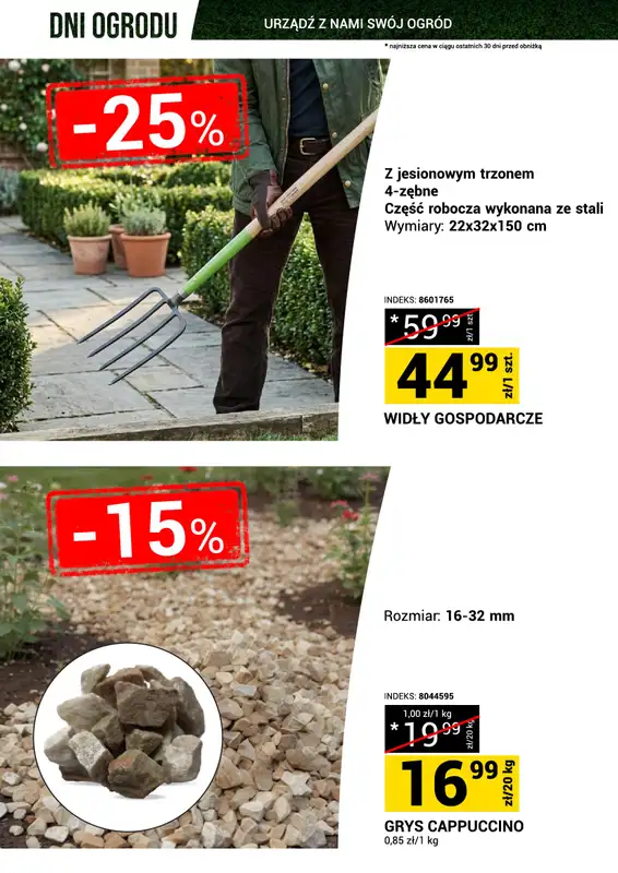 Merkury Market - gazetka promocyjna Dni Ogrodu od soboty 18.04 do niedzieli 26.04 - strona 16