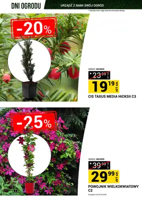 Merkury Market - gazetka promocyjna Dni Ogrodu od soboty 18.04 do niedzieli 26.04 - strona 3