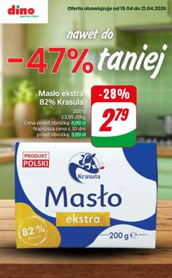 Dino - gazetka promocyjna Nawet do -47% TANIEJ od czwartku 16.04 do wtorku 21.04