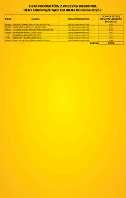 Biedronka - gazetka promocyjna Tani Koszyk od czwartku 09.04 do soboty 18.04 - strona 2