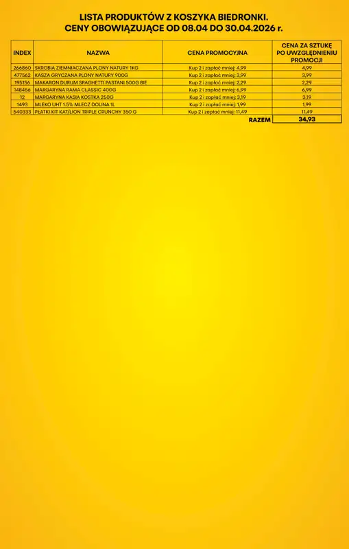 Biedronka - gazetka promocyjna Tani Koszyk   - strona 2