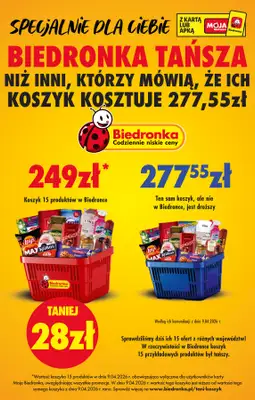 Biedronka - gazetka promocyjna Tani Koszyk od czwartku 09.04 do soboty 18.04 - strona 3