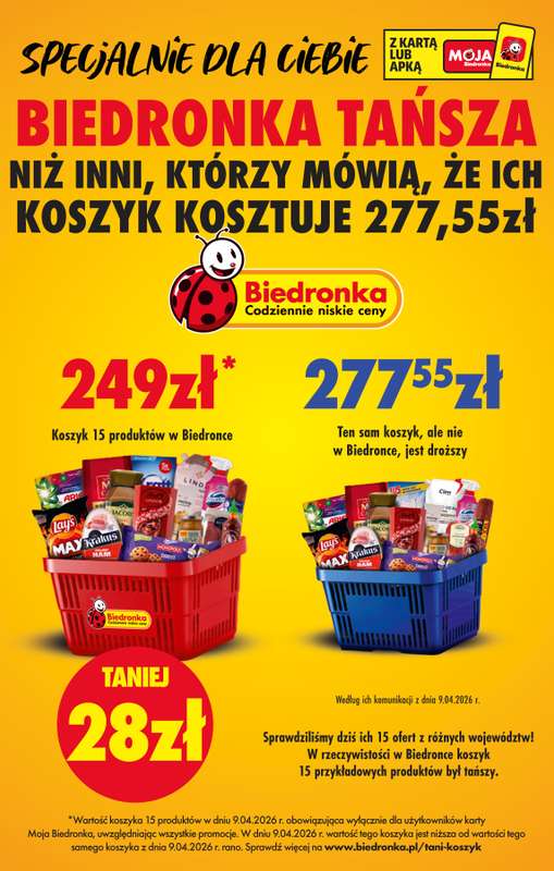 Biedronka - gazetka promocyjna Tani Koszyk od czwartku 09.04 do soboty 18.04 - strona 3