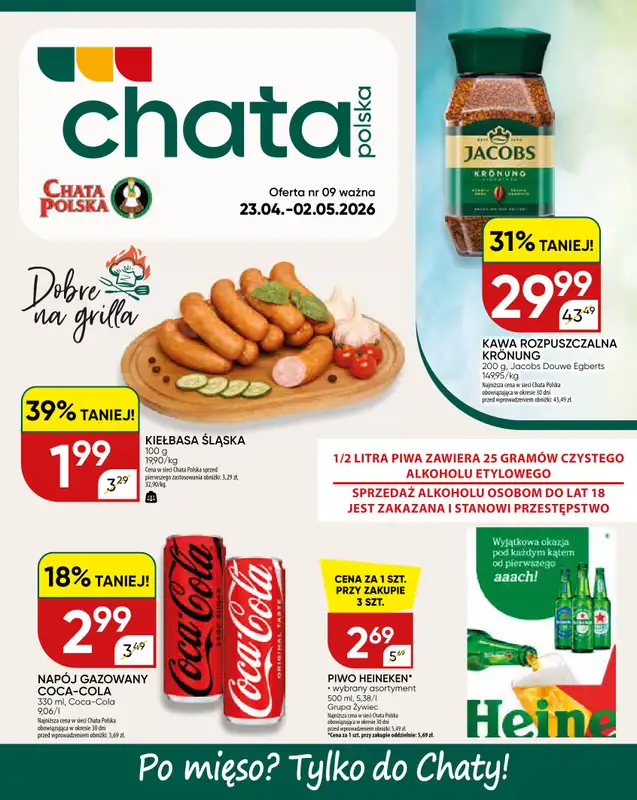 Chata Polska - gazetka promocyjna Gazetka 23.04-02.05  