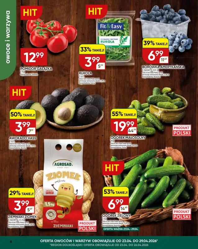 Chata Polska - gazetka promocyjna Gazetka 23.04-02.05  do soboty 02.05 - strona 6