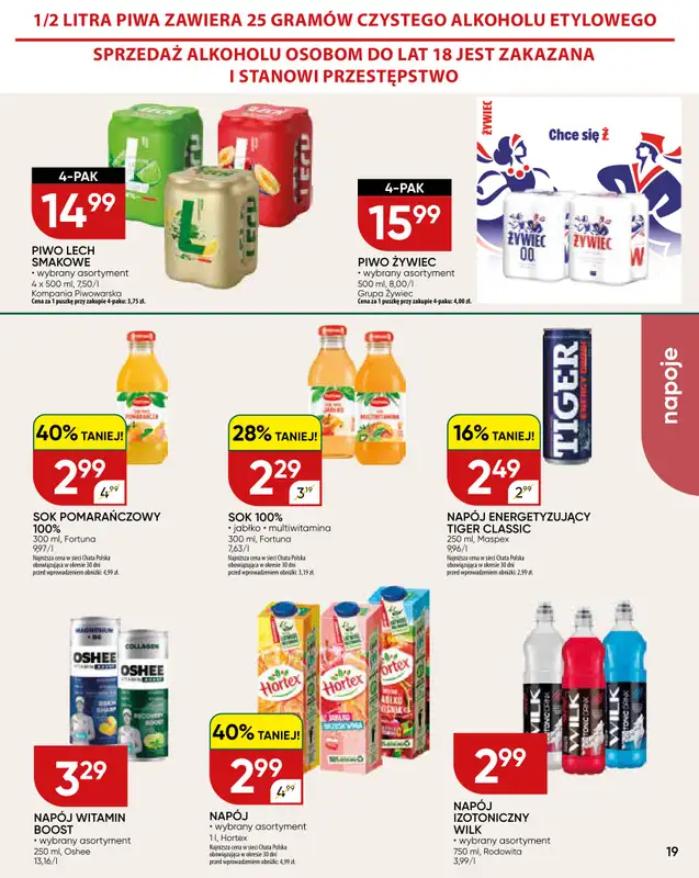 Chata Polska - gazetka promocyjna Gazetka 23.04-02.05  do soboty 02.05 - strona 19