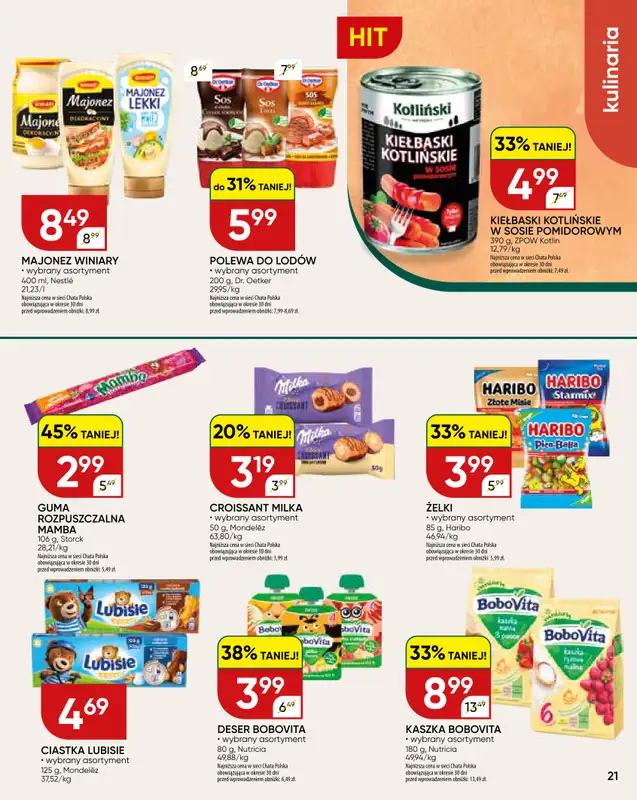 Chata Polska - gazetka promocyjna Gazetka 23.04-02.05  do soboty 02.05 - strona 21