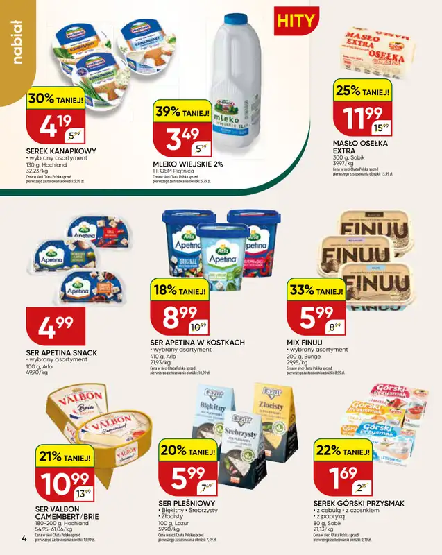 Chata Polska - gazetka promocyjna Gazetka 23.04-02.05  do soboty 02.05 - strona 4