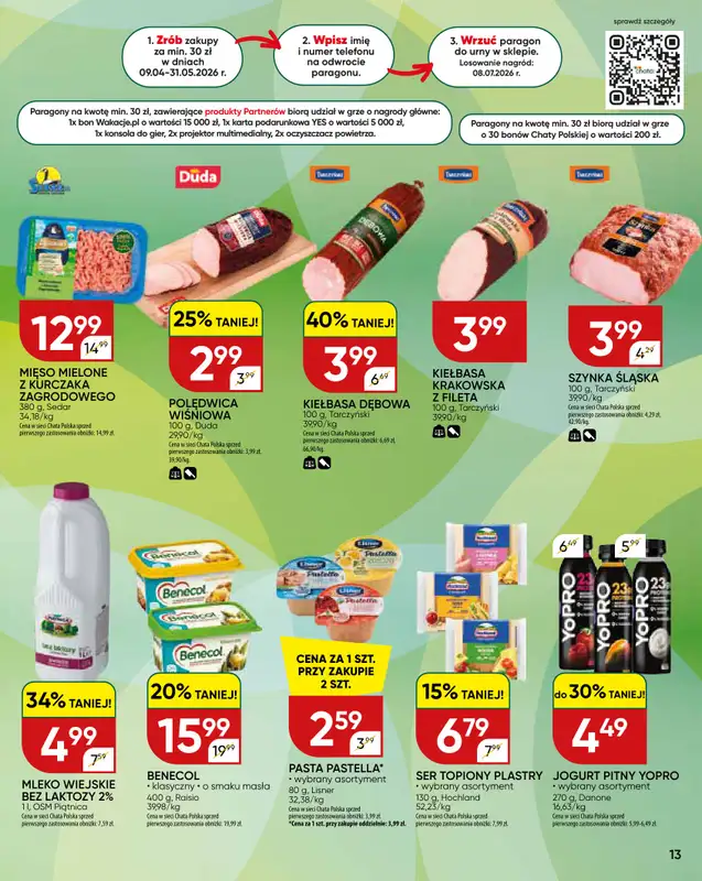 Chata Polska - gazetka promocyjna Gazetka 23.04-02.05  do soboty 02.05 - strona 13