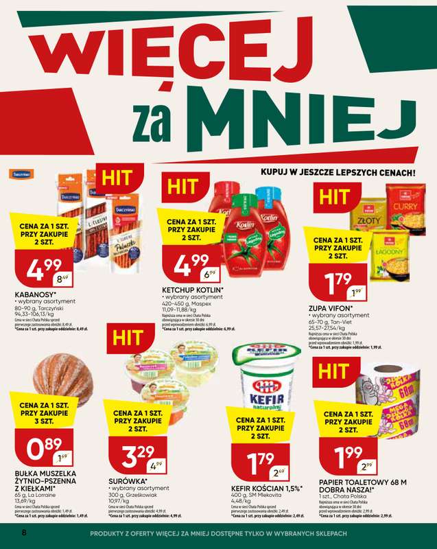 Chata Polska - gazetka promocyjna Gazetka 23.04-02.05  do soboty 02.05 - strona 8