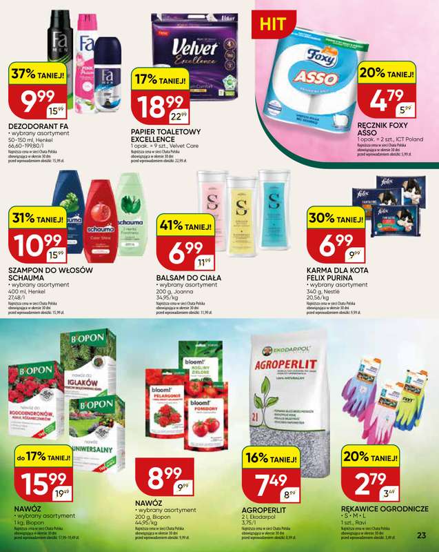 Chata Polska - gazetka promocyjna Gazetka 23.04-02.05  do soboty 02.05 - strona 23