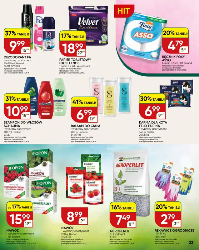 Chata Polska - gazetka promocyjna Gazetka 23.04-02.05  do soboty 02.05 - strona 23