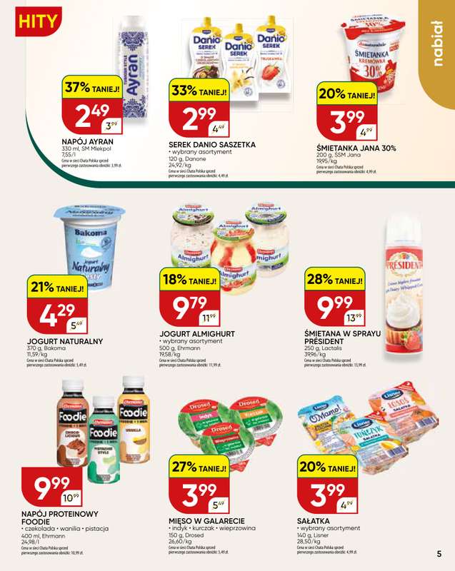 Chata Polska - gazetka promocyjna Gazetka 23.04-02.05  do soboty 02.05 - strona 5