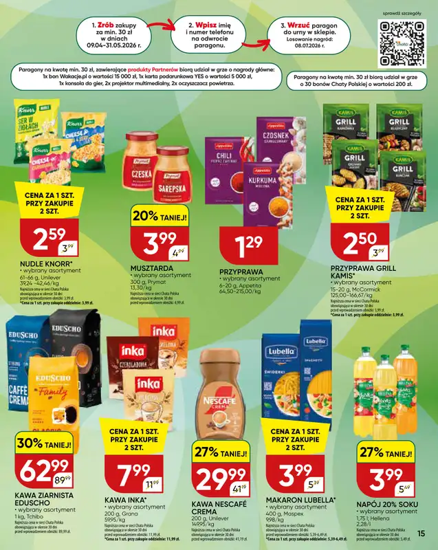 Chata Polska - gazetka promocyjna Gazetka 23.04-02.05  do soboty 02.05 - strona 15