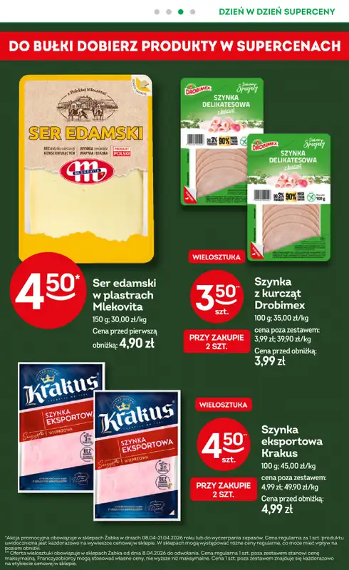 Żabka - gazetka promocyjna Gazetka Spożywcza od środy 08.04 do wtorku 21.04 - strona 10