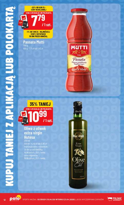 POLOmarket - gazetka promocyjna Kupuj taniej od środy 15.04 do wtorku 21.04 - strona 12