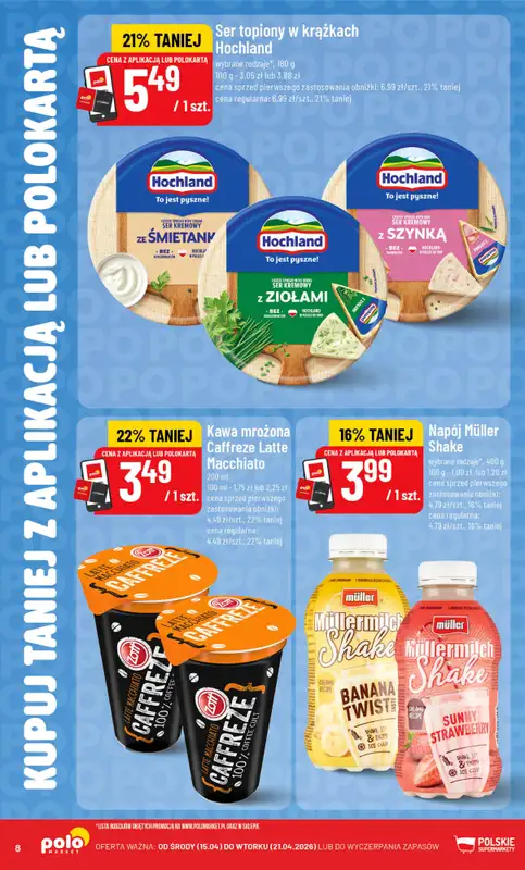 POLOmarket - gazetka promocyjna Kupuj taniej od środy 15.04 do wtorku 21.04 - strona 8