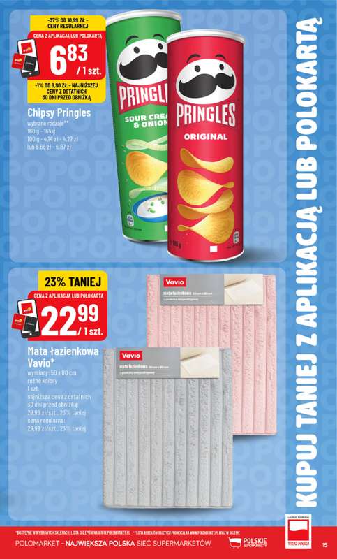 POLOmarket - gazetka promocyjna Kupuj taniej od środy 15.04 do wtorku 21.04 - strona 15