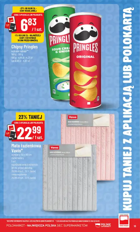 POLOmarket - gazetka promocyjna Kupuj taniej od środy 15.04 do wtorku 21.04 - strona 15