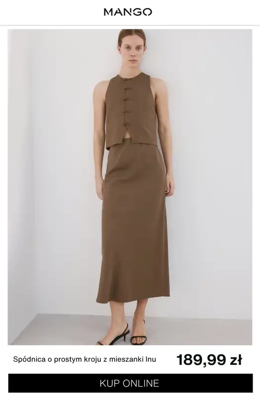 Mango - gazetka promocyjna Kolekcja LEN od środy 15.04 do piątku 24.04 - strona 8