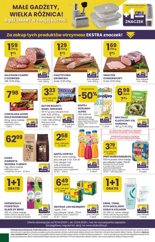 Stokrotka - gazetka promocyjna Gazetka Market od czwartku 16.04 do środy 22.04 - strona 30