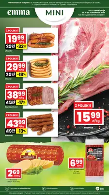 emma MARKET - gazetka promocyjna Plakaty promocyjne Emma Mini od czwartku 16.04 do środy 22.04