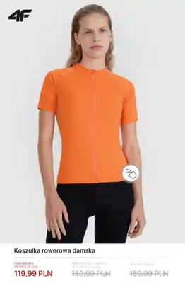 4F - gazetka promocyjna Kolekcja rowerowa – styl i wygoda na każdej trasie od środy 15.04  - strona 12