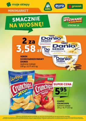 Groszek - gazetka promocyjna Gazetka Minimarket  do środy 22.04