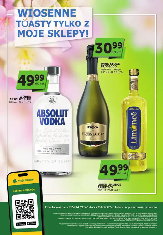 Groszek - gazetka promocyjna Katalog alkoholowy  do środy 29.04