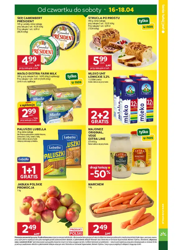 Stokrotka - gazetka promocyjna Gazetka Supermarket od czwartku 16.04 do środy 22.04 - strona 26